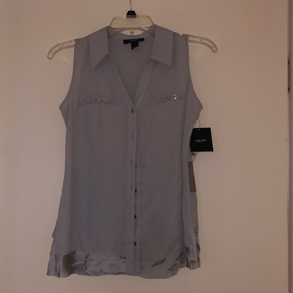 Button up tank top